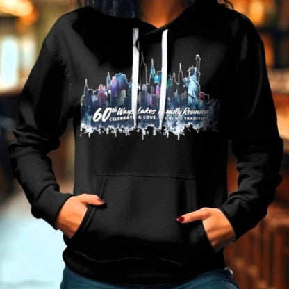 Adult 60th Annual Ways-Lakes Family Reunion Hooded Sweatshirt